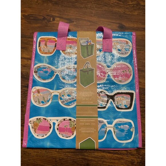 6-Reusable HomeGoods- Insulated Bag Hot or Cold Zippered Handles New with Tag - Picture 5 of 13